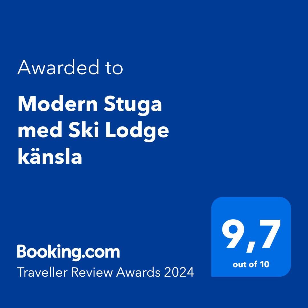 Modern Stuga Med Ski Lodge Kaensla Järvsö Kültér fotó