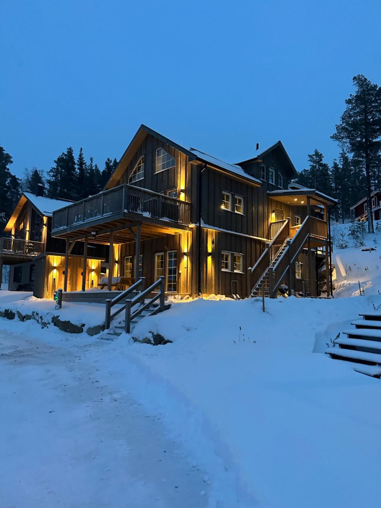 Modern Stuga Med Ski Lodge Kaensla Järvsö Kültér fotó